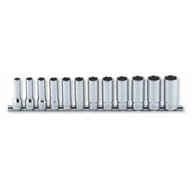 Ko-ken RS3305M/12 3/8 Sq. Dr. Socket set  8mm-19mm 12 point 300mm  12 pieces