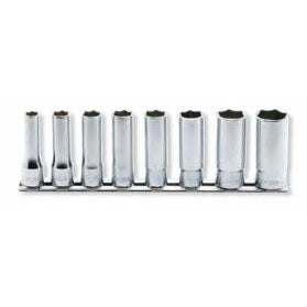 Ko-ken RS3305M/8 3/8 Sq. Dr. Socket set  8mm-19mm 12 point 200mm  8 pieces