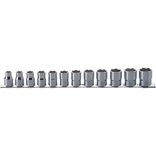 Ko-ken RS3410M/12 3/8 Sq. Dr. Socket set  8-19mm Surface 300mm  12 pieces