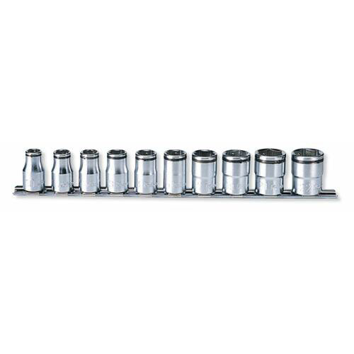 Ko-ken RS4450M/10 1/2 Sq. Dr. Socket set  10-22mm Nut Grip 300mm  10 pieces