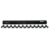Ko-ken RSAL300-3/8X12 Magnetic Aluminum Rail  3/8 Plastic Clip x 12 pieces  300mm