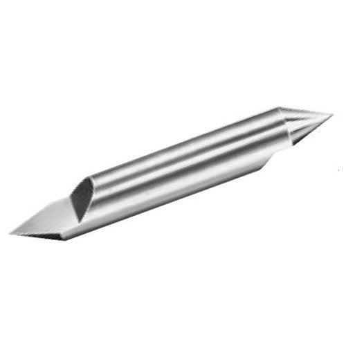 Micro 100 GE45RTC25024 RTC-250-241/4 Dia. 4 OAL 30x 1/2 Split Length Split End Engraving Tool - Uncoated
