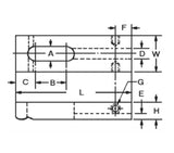 JERGENS STRAP, RADIUS, 2-1/2 - 36708
