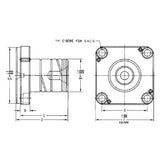 TE-CO RSN6008 6" RELOK 8 SUPPORT/ALIGNMT NOSE