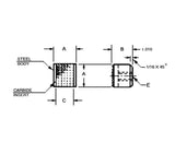 JERGENS GRIPPER, 1/2 SQUARE STEEL - 23716