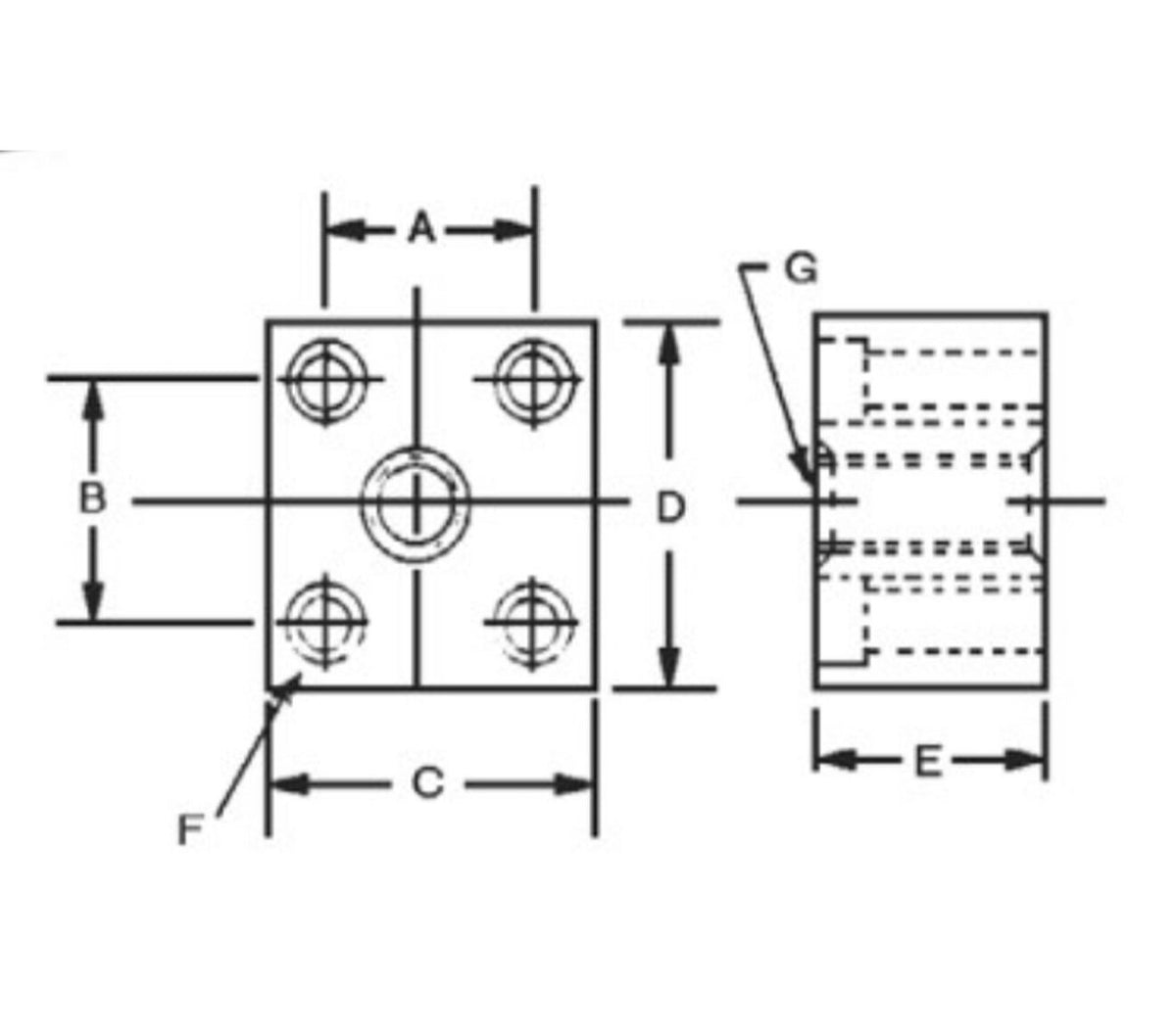 JERGENS REV CLAMP BASE, 3/8-16 - 35110