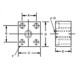 JERGENS REV CLAMP BASE, 3/8-16 - 35110