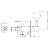 TE-CO 54922 ROTARY TAPER INDEX PLUNGER 1.1 FINISHED GROUND