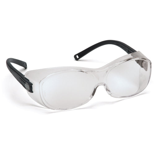 Pyramex KB54S3510SJ Safety Glasses - Clear Lens, Black Frame OTS Style