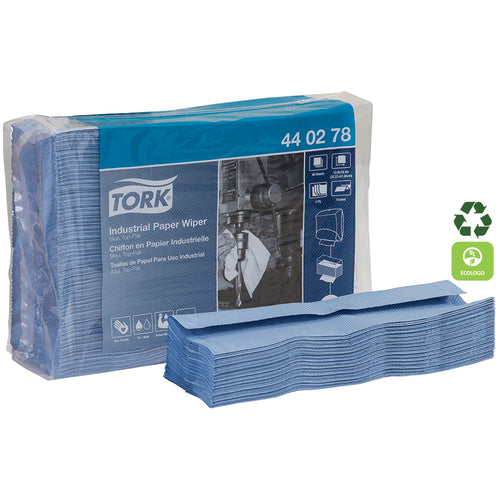 SCA Tork LM48440278 IND PAPER PLUS 4PLY BLUE