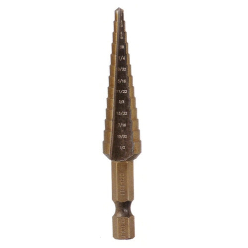 Stone Tools ST20ST376 1/8-1/2 Cobalt Step Drill