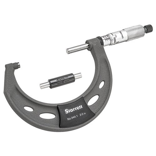 Starrett MV7052085 Model T444.1XRL-32" - 3" 0.0001" Graduation Outside Micrometer