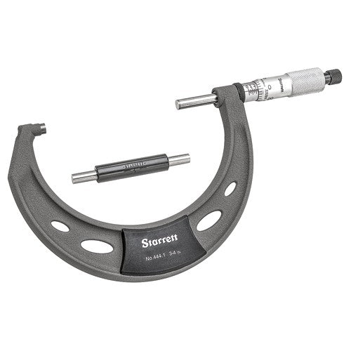 Starrett MV7052086 Model T444.1XRL-43" - 4" 0.0001" Graduation Outside Micrometer