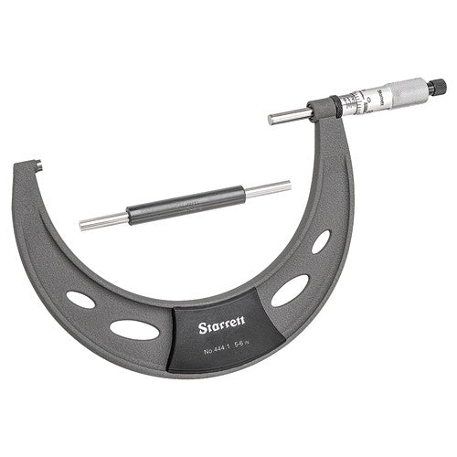 Starrett MV7052088 Model T444.1XRL-65" - 6" 0.0001" Graduation Outside Micrometer