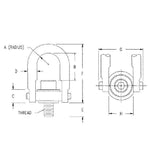 TE-CO AK46636-BW BUSHING, WASHER, SCRW SET