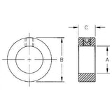 TE-CO 50906 SHAFT COLLAR 3/4