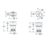 JERGENS SINE FIXTURE KEY, 5/8 DIA, 10MM, 20MM, T-SLOT, ALLOY STEEL - 39530