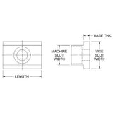 TE-CO PWS-6900-23 Vise Key - 11/16 x 18 MM Slot 1 Pair