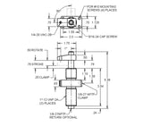 JERGENS CLAMP ARM, DOUBLE FOR 60680 - 60923