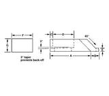JERGENS CLAMP, 2-1/2 SMALL STL LO TOE - 46923