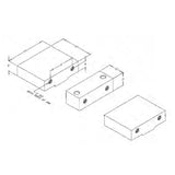 Te-Co Scj4020 Snaplock Carrier Jaw 4" 2 Pc