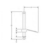 TE-CO 63060 SMALL SOFT TOUCH CLAMP M8 X 1.25