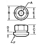 Te-Co 41825 Stainless Steel Spherical Flange Nuts 5/8-11