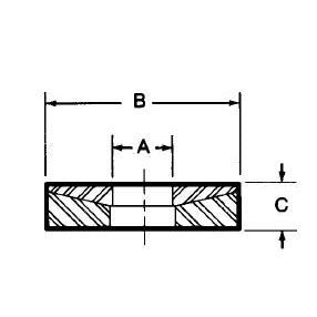Te-Co 42708 Spherical Washers - Steel Assemblies 1 1/8