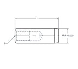 JERGENS PULL DOWEL, 1/2 X 1-1/4, STANDARD ROUND, STAINLESS - 31629-SS
