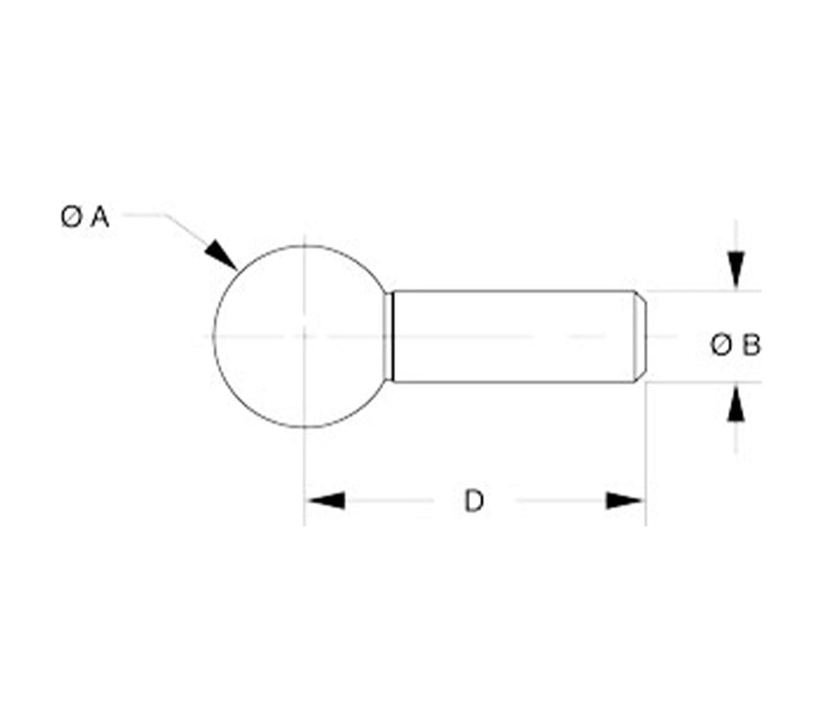 JERGENS TOOLING BALL, .3750 PLAIN, SET-UP GRADE - 29032