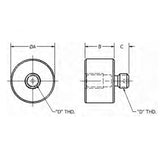 TE-CO 63019 13MM DIA X 50MM HEIGHT STANDOFF M8 X 1.25