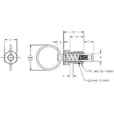 TE-CO 54451X PULL RING STBY PLGR NON LOCK 1/4-20 NO NYLOK