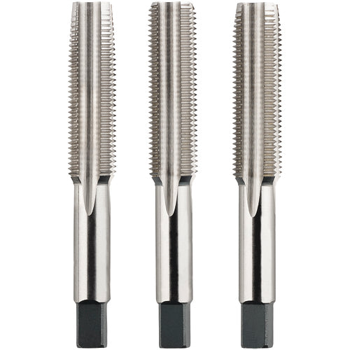 Morse Cutting Tools MT3732721 1-8 H44-Flute High Speed Steel Hand Tap Set-Bright Series/List #2046