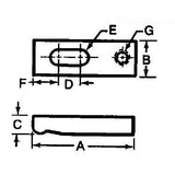 TE-CO 30907 TAPPED END CLAMP 5/16 X 4