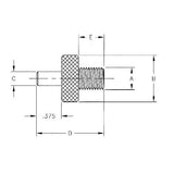 TE-CO 10320 Tapped Hole Location Gages UNC 6-32