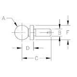 TE-CO 10804 SHOULDER TOOLING BALL SLIP