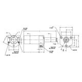 JERGENS SWING CYL, TOP FLNG MT SGL ACT, 1.16 STROKE, 1-3/4 DIA - 60662