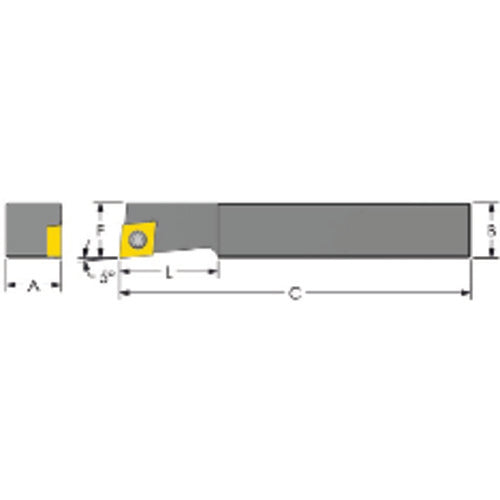 Ultra-Dex FG5512004 SCLCL 1616-3A Swiss Tool Holder