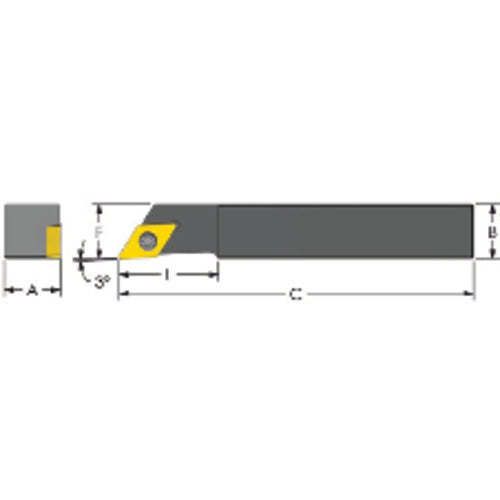 Ultra-Dex FG5512123 SDJCL 1212-3A Swiss Tool Holder