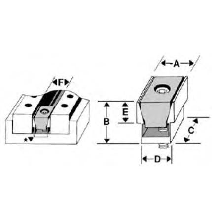 TE-CO 35333 UNIFORCE CLAMP 1/4-20