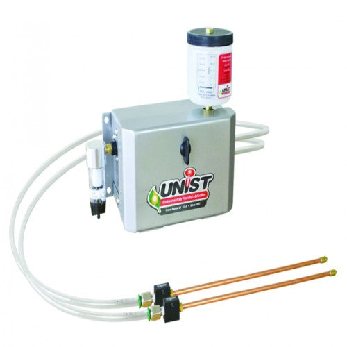 Unist UN102ES161512C Coolubricator, 2-outlet MQL Applicator, Solenoid On/Off, with Copper Nozzle