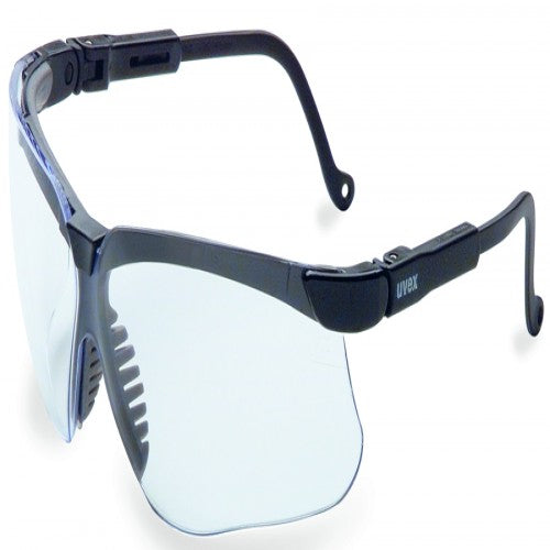 Uvex LF50S3200HS Genesis Black Frame - Clear HydroShieldÆ Anti-Fog Lens Safety Glasses
