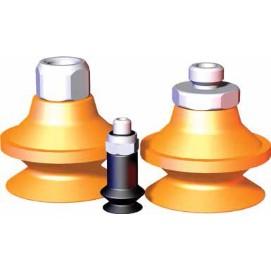 DESTACO VC-B40S-18F 40mm DIA Silicone Bellows Cup - 1/8 NPT Female