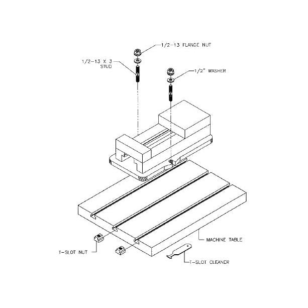 TE-CO 90442 VISE MOUNTING KIT