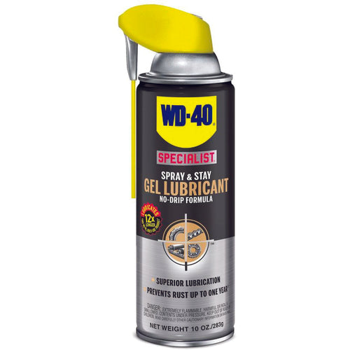WD40 LS50300103 STAY AND SPRAY GEL LUBE 10OZ
