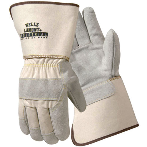 Wells Lamont LW0110450 Size XL Leather Palm Gauntlet Cuff Glove Y3015XL