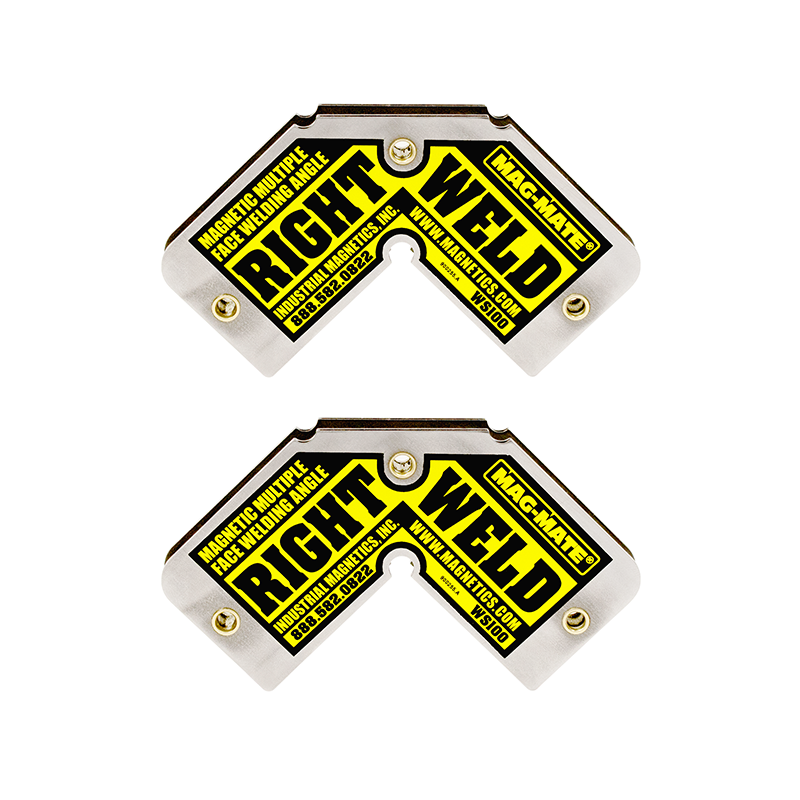 Industrial Magnetics MAG-MATE® Magnet Welding Square In Out 90 2Pk WS100PK02