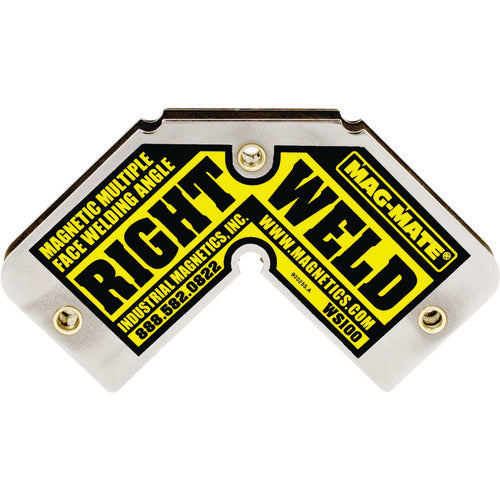 Mag-Mate NE70WS100 Magnetic Welding Square - Multi Angle - 43/4"x23/4"x9/16"-40 lbs Holding Capacity