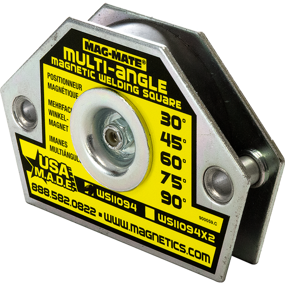Industrial Magnetics MAG-MATE® Welding Square Multi-Angle 55Lb 3Axis WS11094AX3