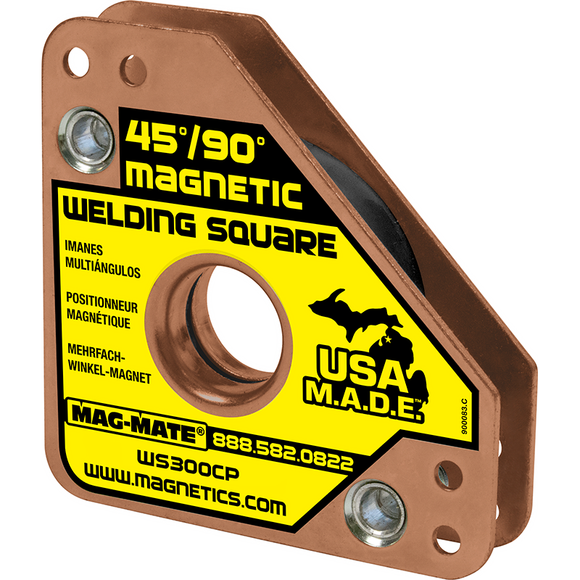 Industrial Magnetics MAG-MATE® Welding Square Compact 60 Lb Copper WS300CP